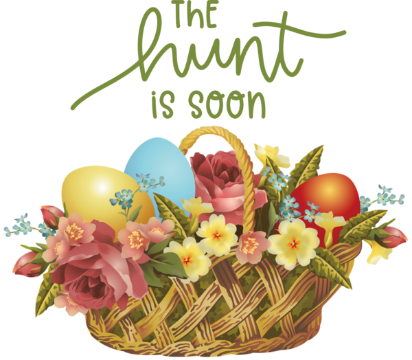 Transparent Easter Royalty-free Greeting Card Design for Easter Day for Easter