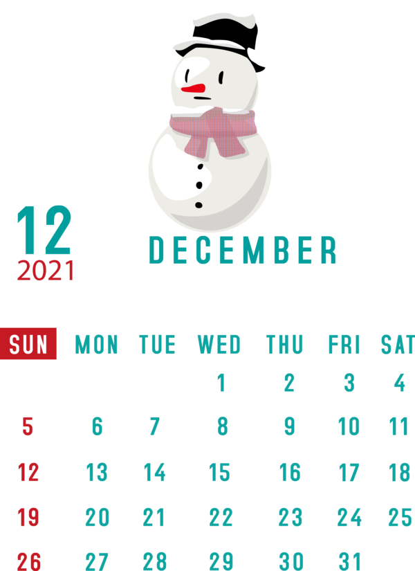 Transparent New Year Logo Face Meter for Printable 2021 Calendar for New Year