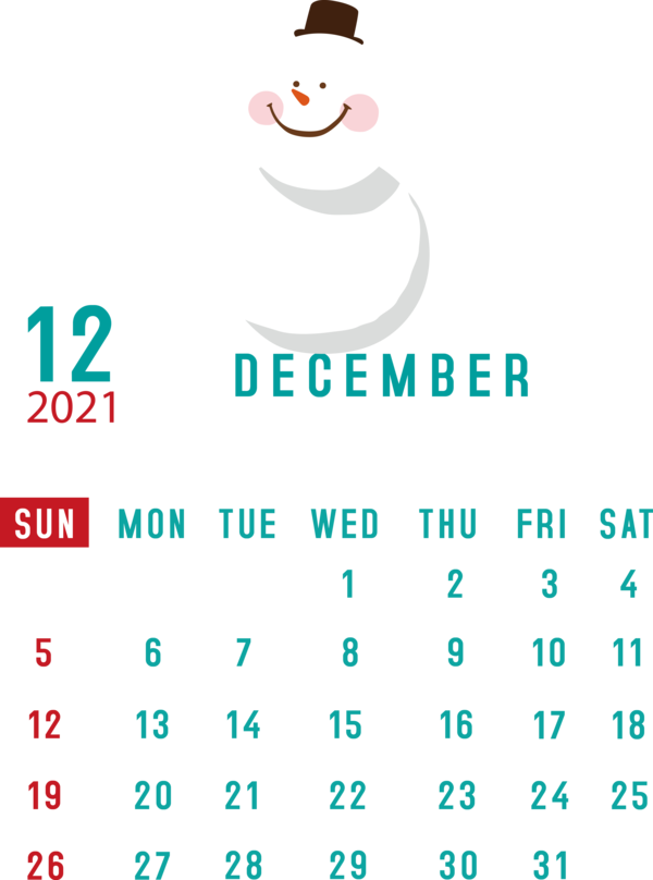 Transparent New Year Meter Line Happiness for Printable 2021 Calendar for New Year