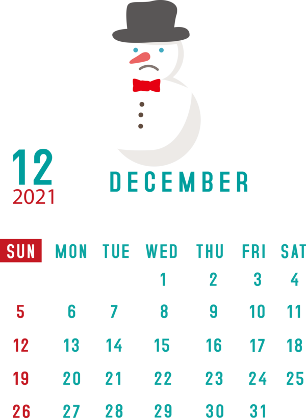 Transparent New Year Logo Line Meter for Printable 2021 Calendar for New Year