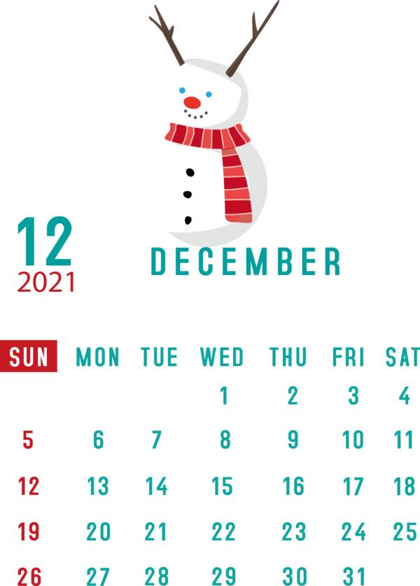 Transparent New Year Logo Diagram Text for Printable 2021 Calendar for New Year