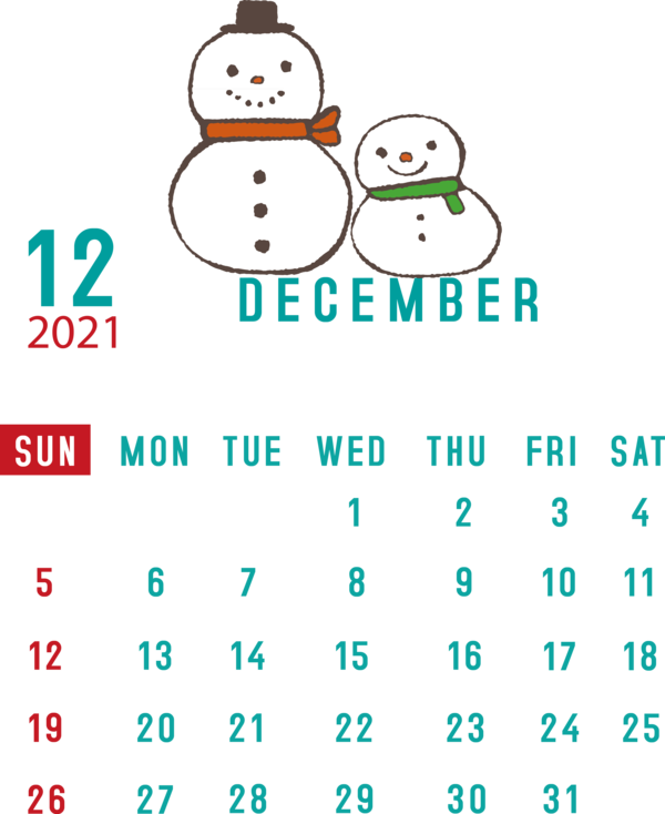 Transparent New Year Logo Diagram Meter for Printable 2021 Calendar for New Year