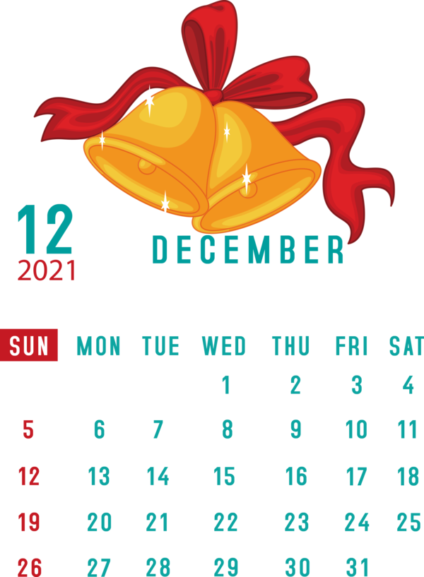 Transparent New Year Christmas Day 2020 Santa Claus for Printable 2021 Calendar for New Year