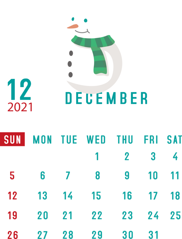 Transparent New Year Logo Green Diagram for Printable 2021 Calendar for New Year