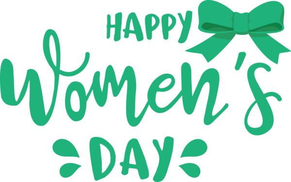Transparent International Women's Day Logo Symbol Design for Women's Day for International Womens Day