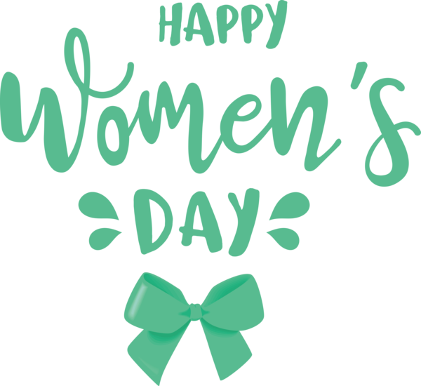Transparent International Women's Day Logo Symbol Green for Women's Day for International Womens Day