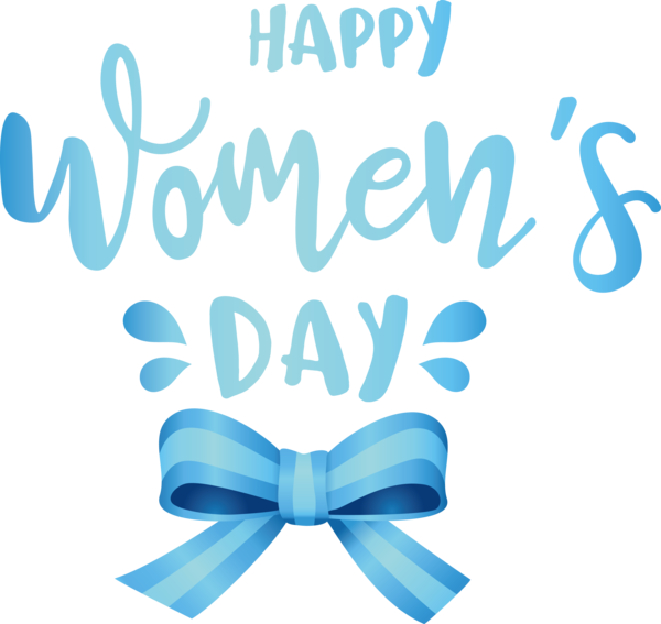 Transparent International Women's Day Bow tie Necktie Logo for Women's Day for International Womens Day