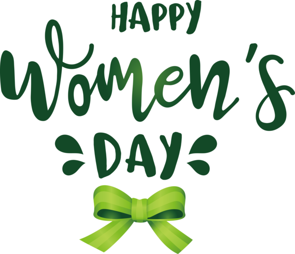 Transparent International Women's Day Logo Shamrock Leaf for Women's Day for International Womens Day