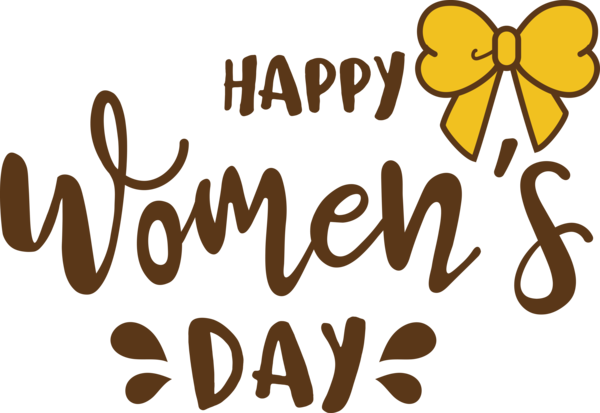Transparent International Women's Day Flower Logo Produce for Women's Day for International Womens Day