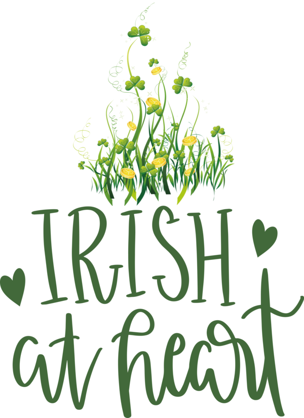 Transparent St. Patrick's Day Flower Green GIF for Shamrock for St Patricks Day