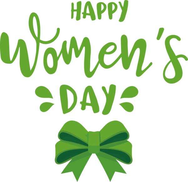 Transparent International Women's Day Logo Shamrock Leaf for Women's Day for International Womens Day