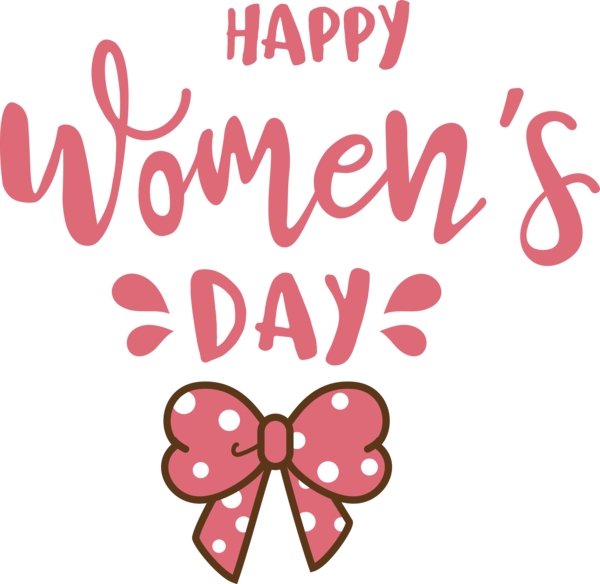 Transparent International Women's Day Logo Design Petal for Women's Day for International Womens Day