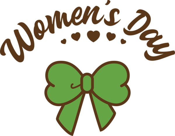 Transparent International Women's Day Logo Symbol Green for Women's Day for International Womens Day