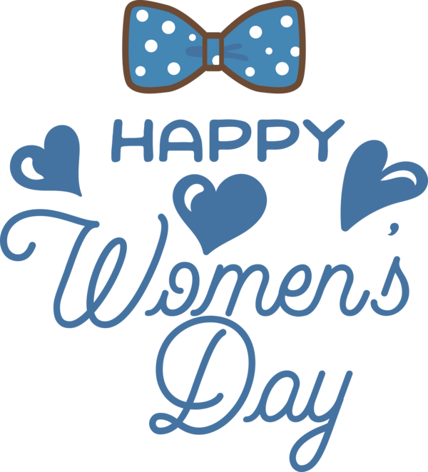 Transparent International Women's Day Logo Design Line for Women's Day for International Womens Day