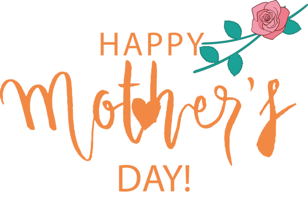 Transparent Mother's Day Logo Design Publishing for Happy Mother's Day for Mothers Day