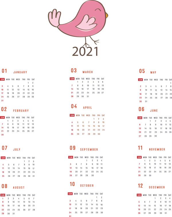 Transparent New Year Calendar System Islamic calendar Meter for Printable 2021 Calendar for New Year