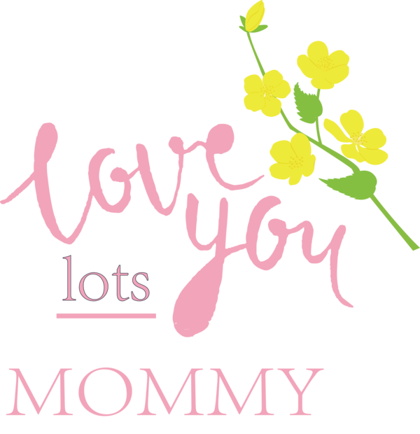 Transparent Mother's Day Floral design Logo Petal for Happy Mother's Day for Mothers Day