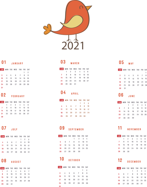 Transparent New Year Calendar System Islamic calendar Month for Printable 2021 Calendar for New Year