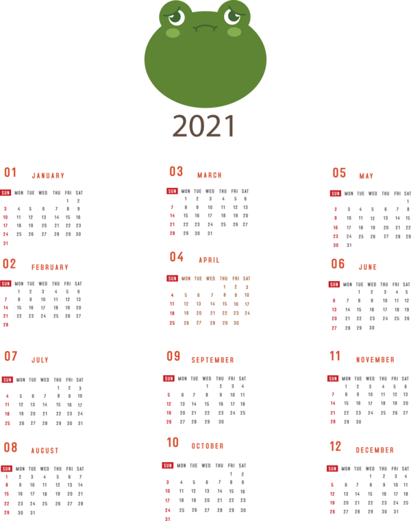 Transparent New Year Calendar System for Printable 2021 Calendar for New Year
