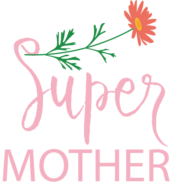 Transparent Mother's Day Cut flowers Floral design Logo for Happy Mother's Day for Mothers Day
