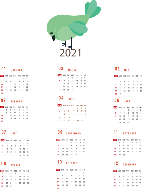 Transparent New Year Calendar System Names of the days of the week June 2021 for Printable 2021 Calendar for New Year