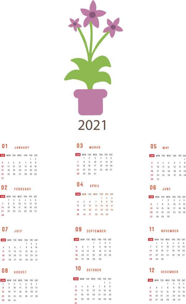 Transparent New Year Calendar System  New Year Calendar for Printable 2021 Calendar for New Year