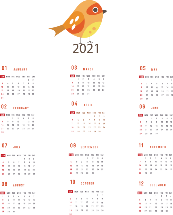 Transparent New Year Calendar System Names of the days of the week June 2021 for Printable 2021 Calendar for New Year