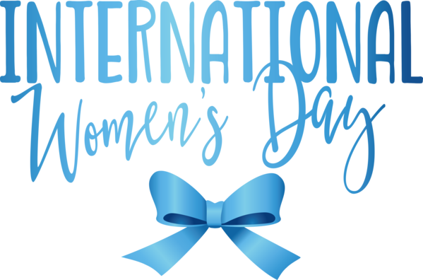 Transparent International Women's Day Logo Meter Line for Women's Day for International Womens Day