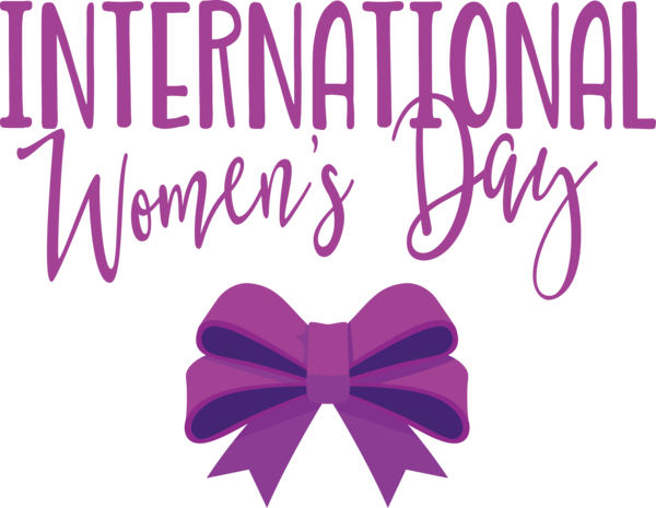 Transparent International Women's Day Logo Flower Lilac M for Women's Day for International Womens Day