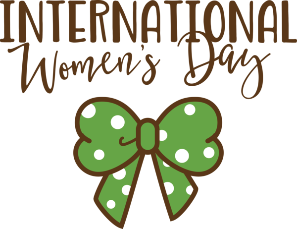 Transparent International Women's Day Symbol Leaf Chemical symbol for Women's Day for International Womens Day