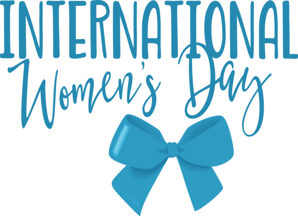 Transparent International Women's Day Logo Line Meter for Women's Day for International Womens Day