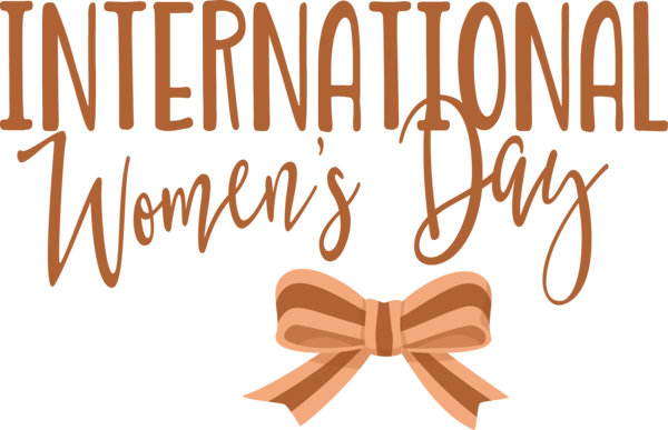 Transparent International Women's Day Logo Line Meter for Women's Day for International Womens Day