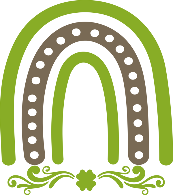 Transparent St. Patrick's Day Logo Design Vector for St Patrick's Day Rainbow for St Patricks Day