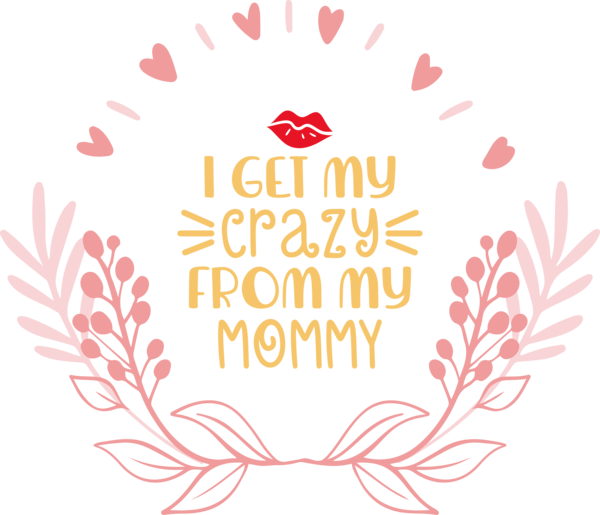 Transparent Mother's Day Design Logo Motion graphics for Happy Mother's Day for Mothers Day