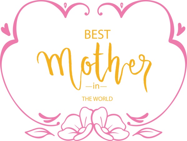 Transparent Mother's Day Sticker Wall Decal Bed for Happy Mother's Day for Mothers Day