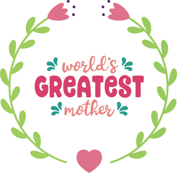 Transparent Mother's Day Design Sticker Royalty-free for Happy Mother's Day for Mothers Day