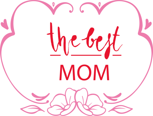 Transparent Mother's Day Sticker Wall Decal Bedroom for Happy Mother's Day for Mothers Day