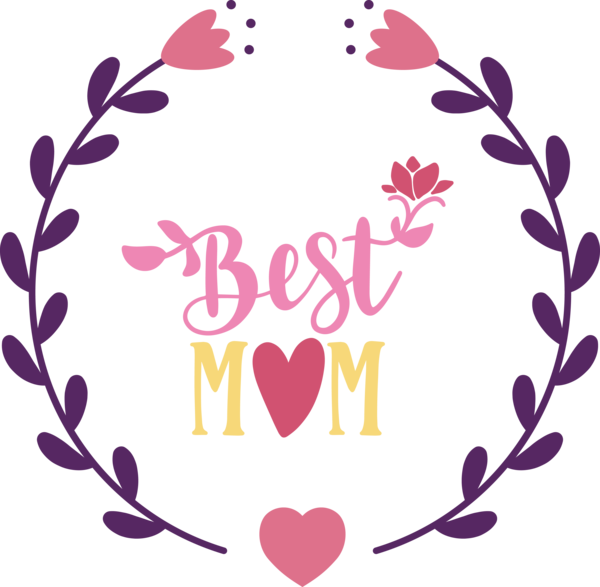 Transparent Mother's Day Picture Frame Royalty-free Design for Happy Mother's Day for Mothers Day