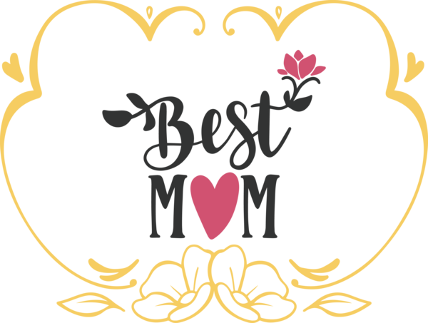 Transparent Mother's Day Cartoon Logo Valentine's Day for Happy Mother's Day for Mothers Day