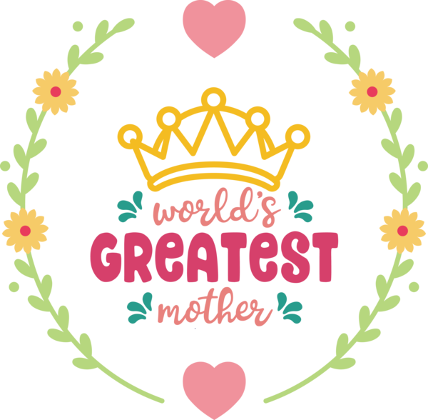 Transparent Mother's Day Transparency Icon Heart for Happy Mother's Day for Mothers Day
