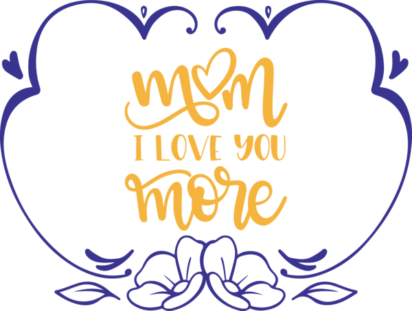 Transparent Mother's Day Sticker Bedroom Wall Decal for Happy Mother's Day for Mothers Day