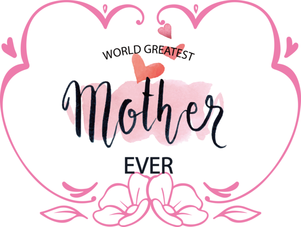 Transparent Mother's Day Sticker Wall Decal Bedroom for Happy Mother's Day for Mothers Day