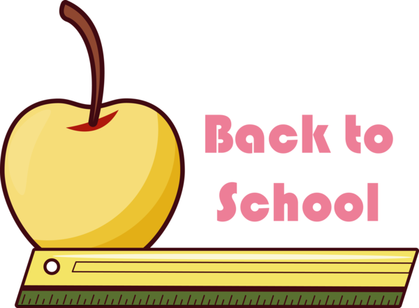 Transparent Back to School Logo Yellow for Welcome Back to School for Back To School
