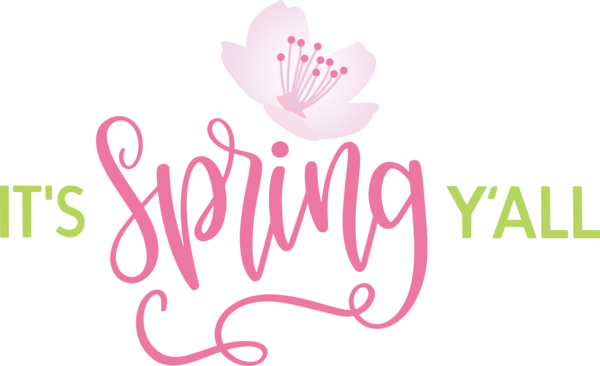 Transparent easter Logo Design Petal for Hello Spring for Easter