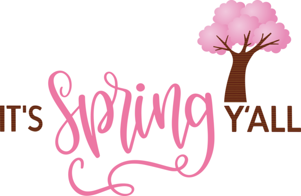 Transparent easter Logo Flower Petal for Hello Spring for Easter