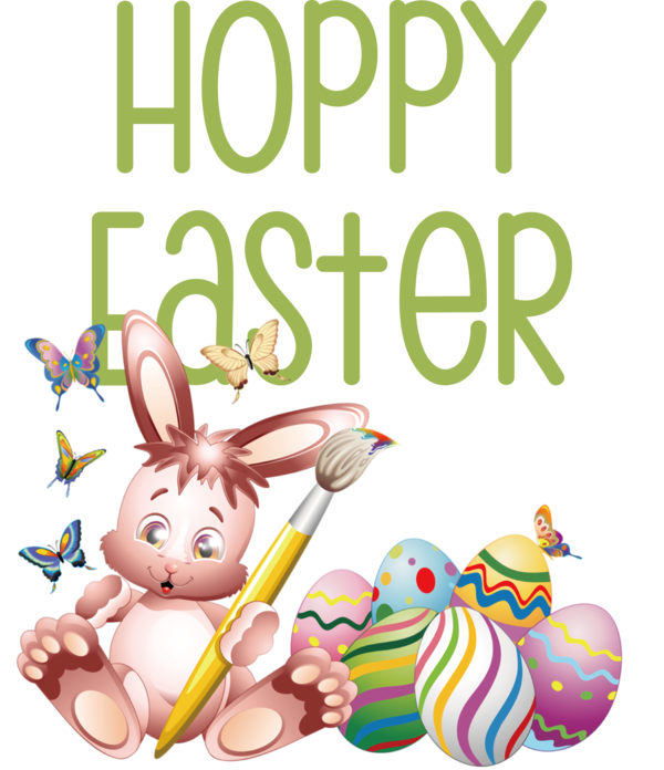 Transparent Easter Bugs Bunny Cartoon Rabbit for Easter Day for Easter