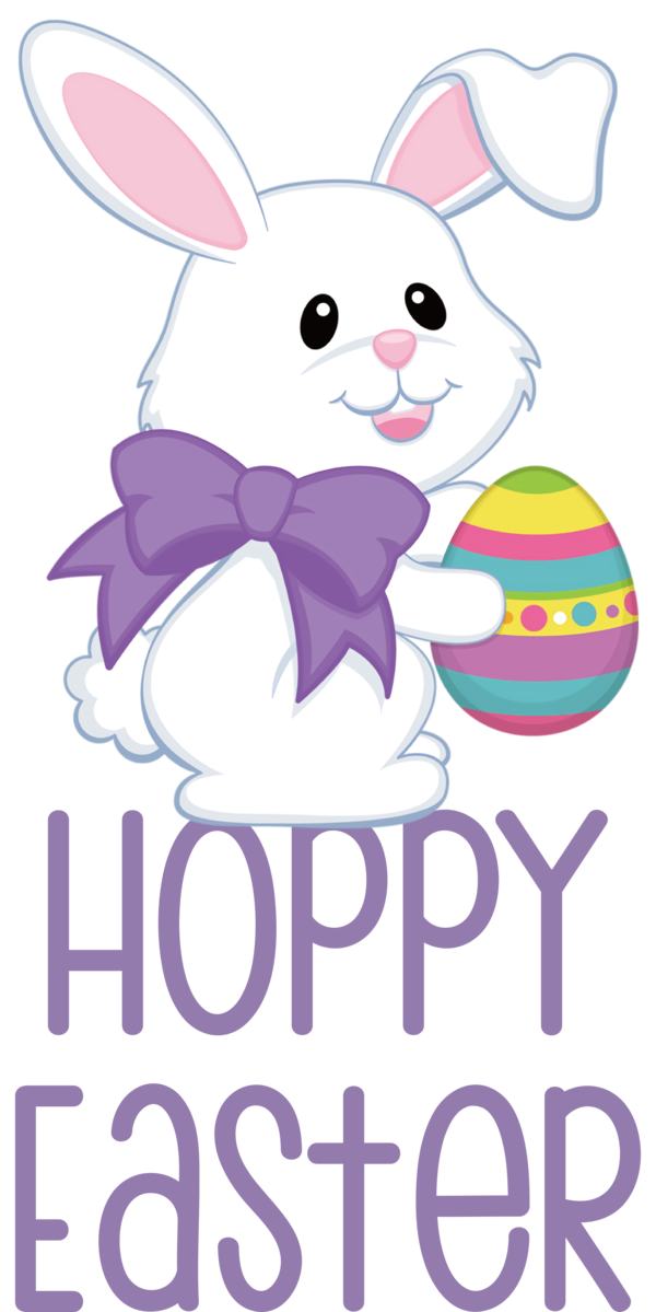 Transparent Easter Easter Bunny Design Line for Easter Day for Easter