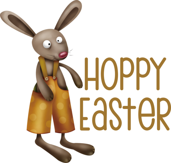 Transparent Easter Easter Bunny Cartoon Meter for Easter Day for Easter