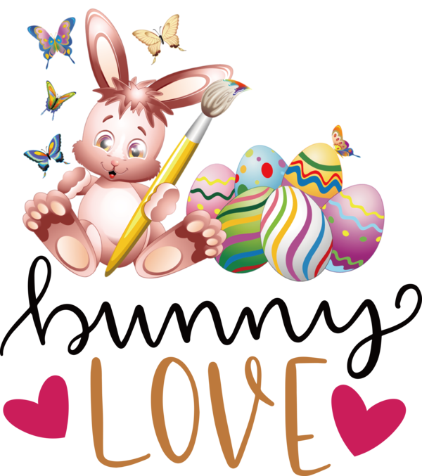 Transparent Easter Cartoon 3D computer graphics Drawing for Easter Bunny for Easter