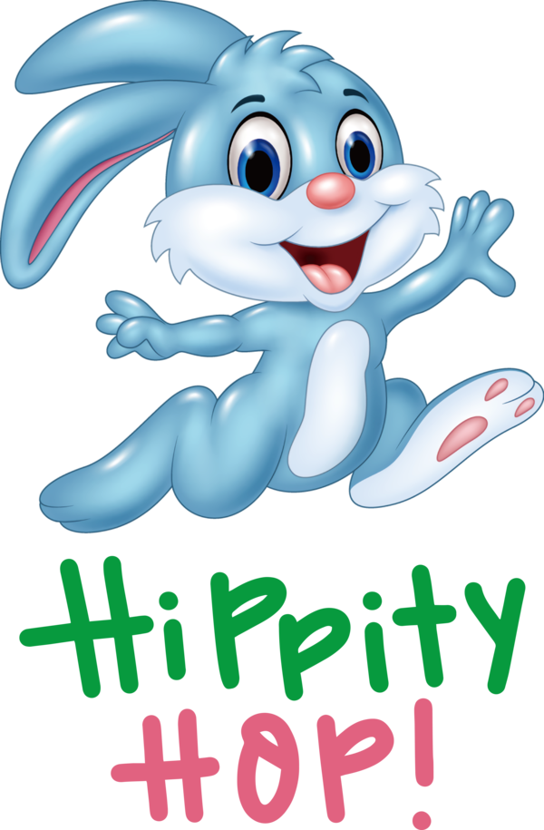 Transparent Easter Rabbit Cartoon Drawing for Easter Bunny for Easter